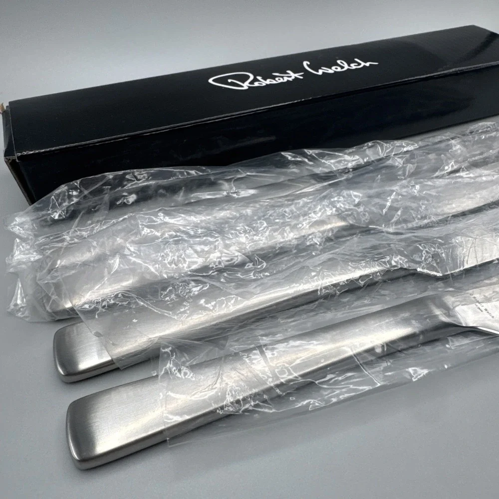 Crate Barrel‎ Robert Welch Foster Lot 4 Knives Stainless Steel Replacement Extra